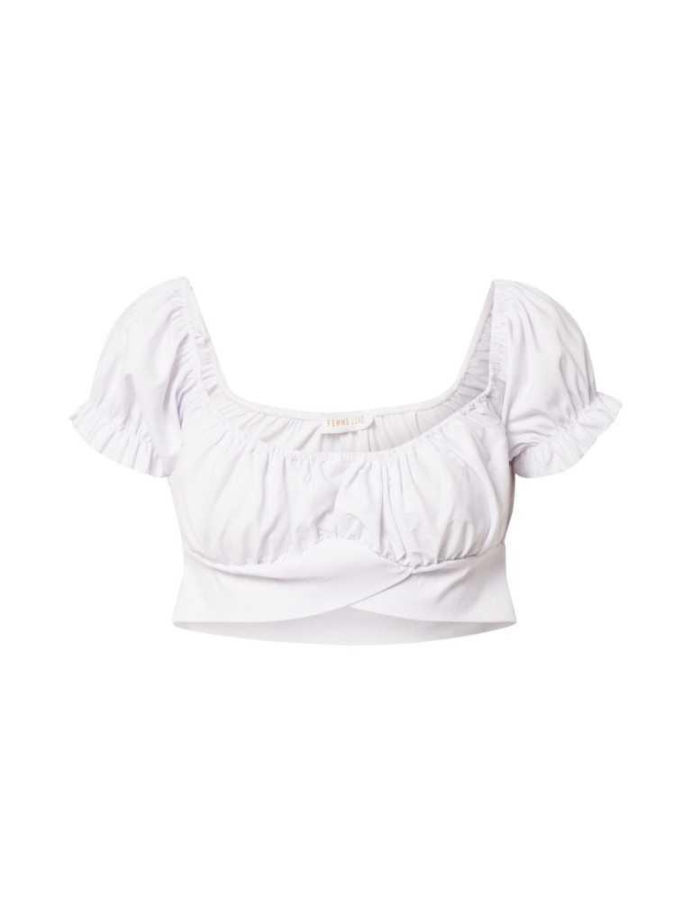 Femme Luxe Tricou 'Chloe'  alb