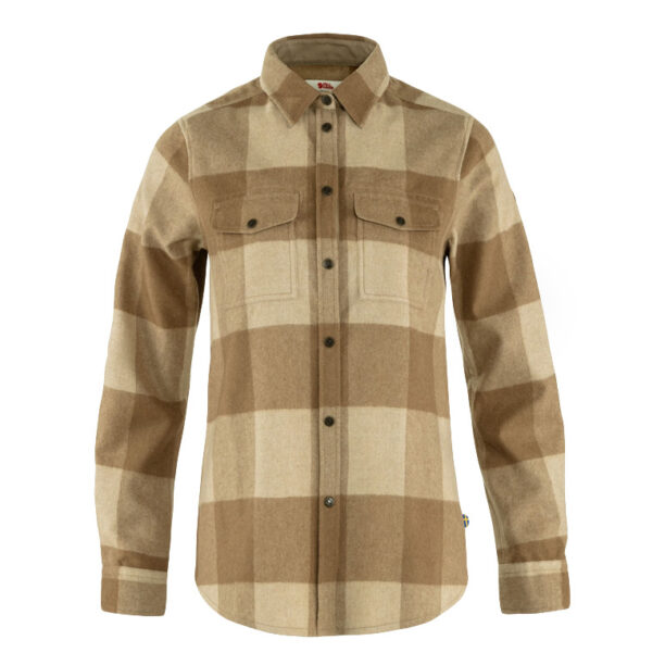 Fjällräven Canada Shirt LS W Brown-Light Beige