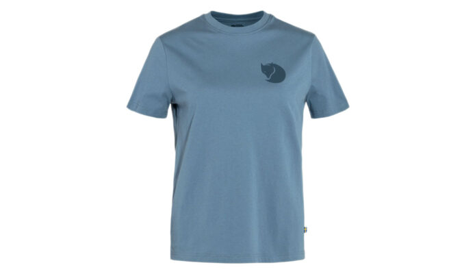 Fjällräven Fox Boxy Logo Tee W Dawn Blue