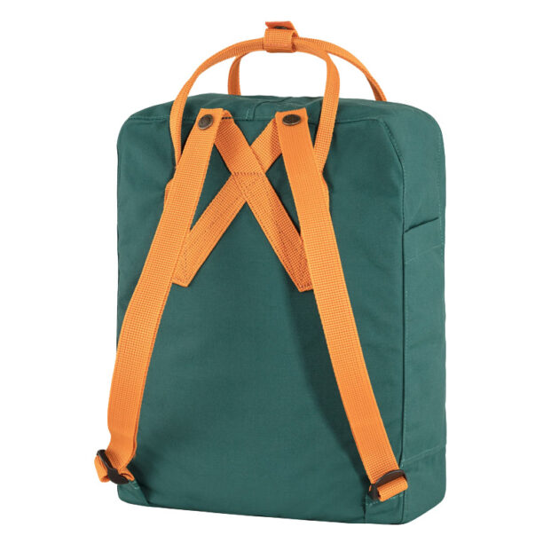 Fjällräven Kånken Arctic Green-Spicy Orange preţ