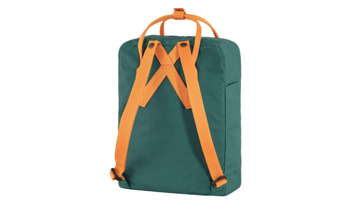 Fjällräven Kånken Arctic Green-Spicy Orange preţ