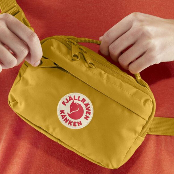 Original Fjällräven Kånken Hip Pack Black