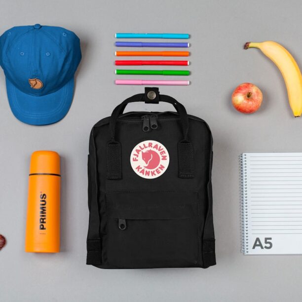 Fjällräven Kånken Mini Kids Black preţ