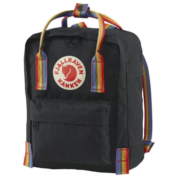 Fjällräven Kånken Rainbow Mini (Kids) Black preţ