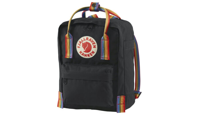 Fjällräven Kånken Rainbow Mini (Kids) Black preţ