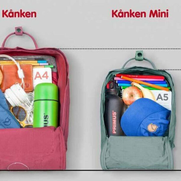 Preţ Fjällräven Kånken Rainbow Mini (Kids) Black