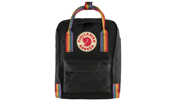 Fjällräven Kånken Rainbow Mini (Kids) Black