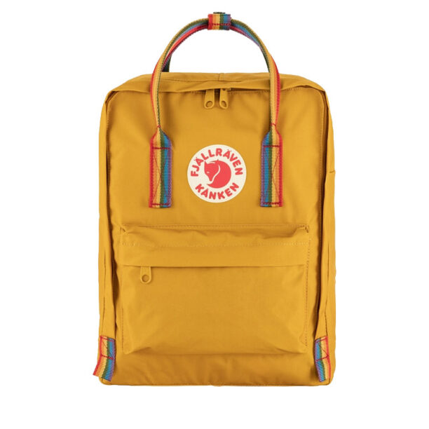 Fjällräven Kånken Rainbow Ochre-Rainbow Pattern