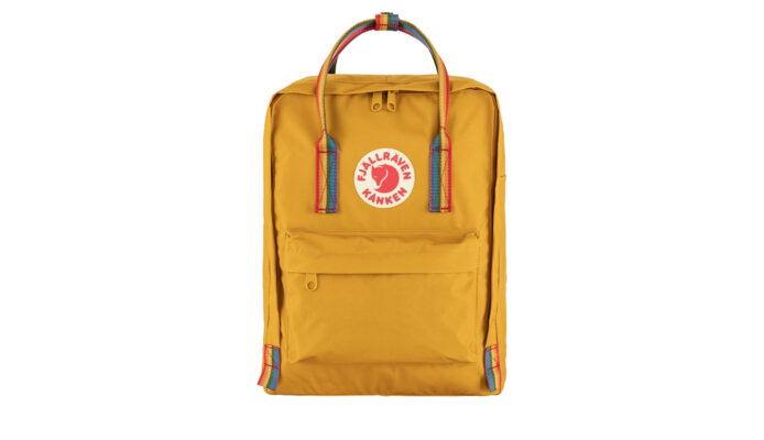 Fjällräven Kånken Rainbow Ochre-Rainbow Pattern