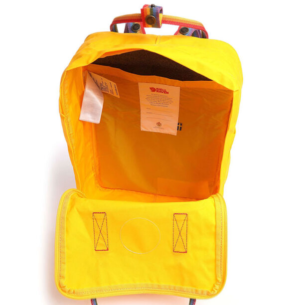 Preţ Fjällräven Kånken Rainbow Warm Yellow