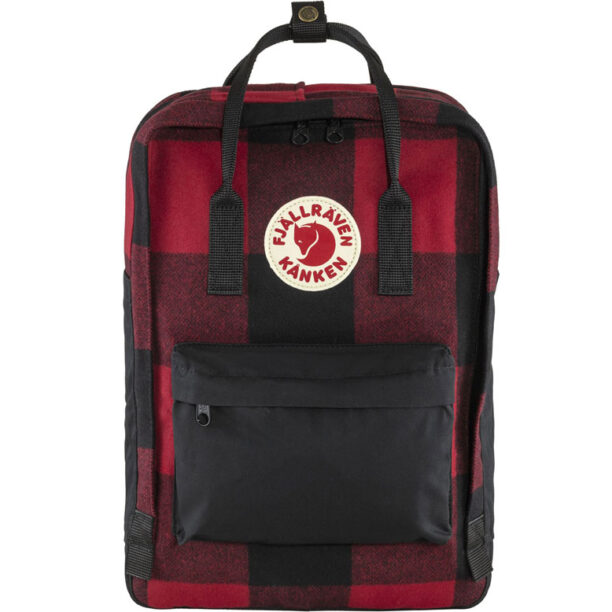 Fjällräven Kånken Re-Wool Laptop 15" Red Black