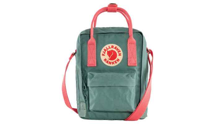 Fjällräven Kånken Sling Frost Green Peach pink