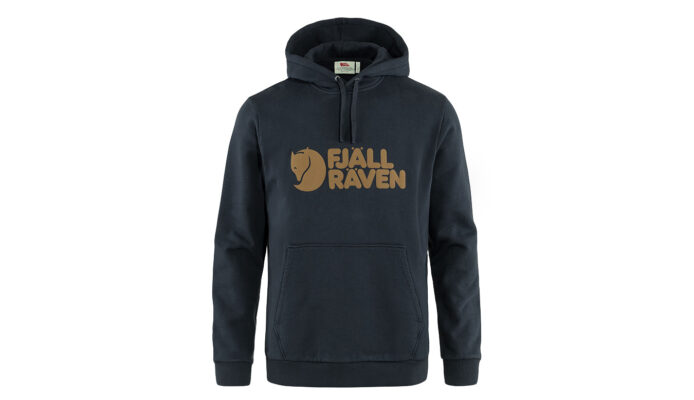 Fjällräven Logo Hoodie M Dark Navy