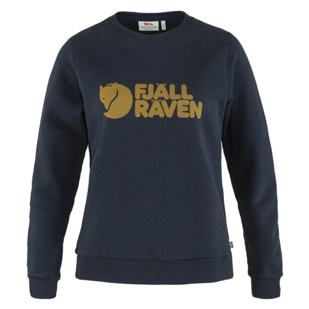 Fjällräven Logo Sweater W Dark Navy