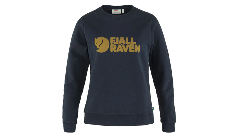 Fjällräven Logo Sweater W Dark Navy