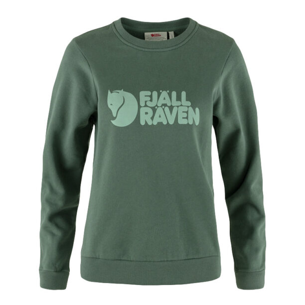 Fjällräven Logo Sweater W Deep Patina - Misty Green