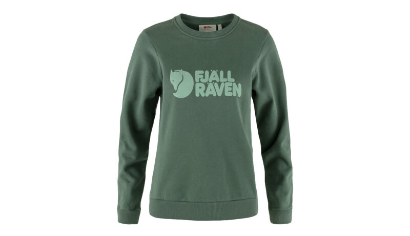 Fjällräven Logo Sweater W Deep Patina - Misty Green