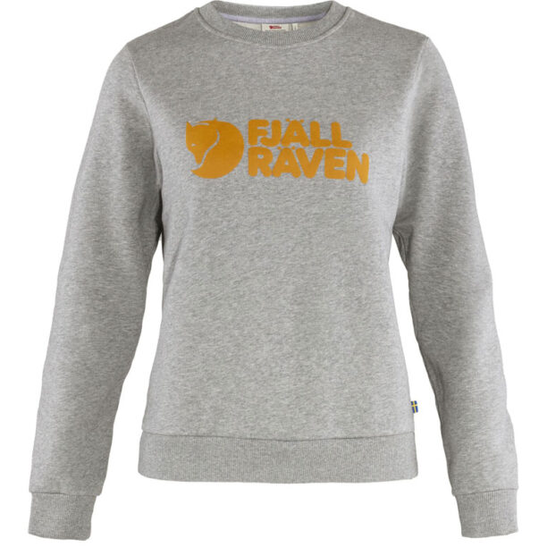 Fjällräven Logo Sweater W Grey Melange