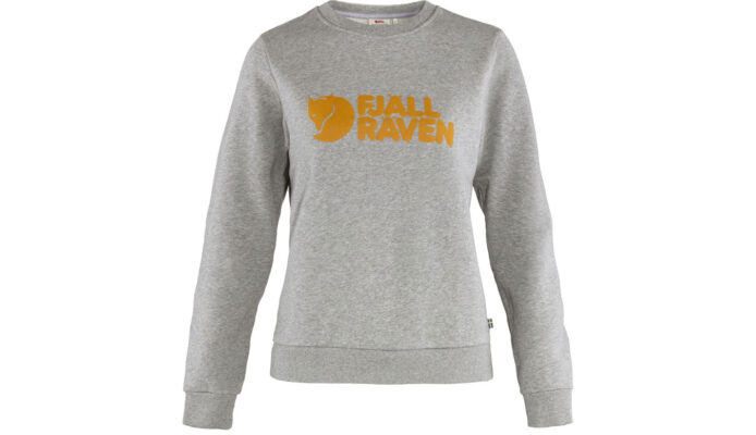 Fjällräven Logo Sweater W Grey Melange