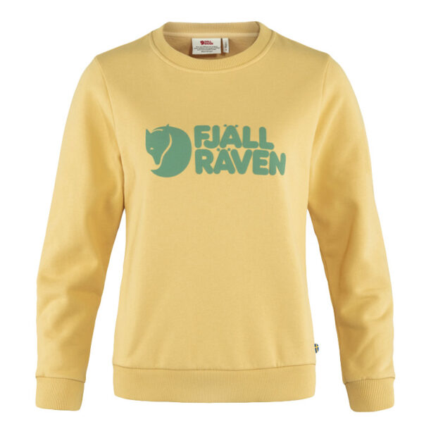 Fjällräven Logo Sweater W Mais Yellow