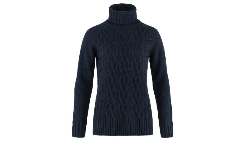 Fjällräven Övik Cable Knit Roller Neck W