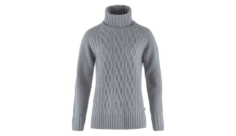 Fjällräven Övik Cable Knit Roller Neck W