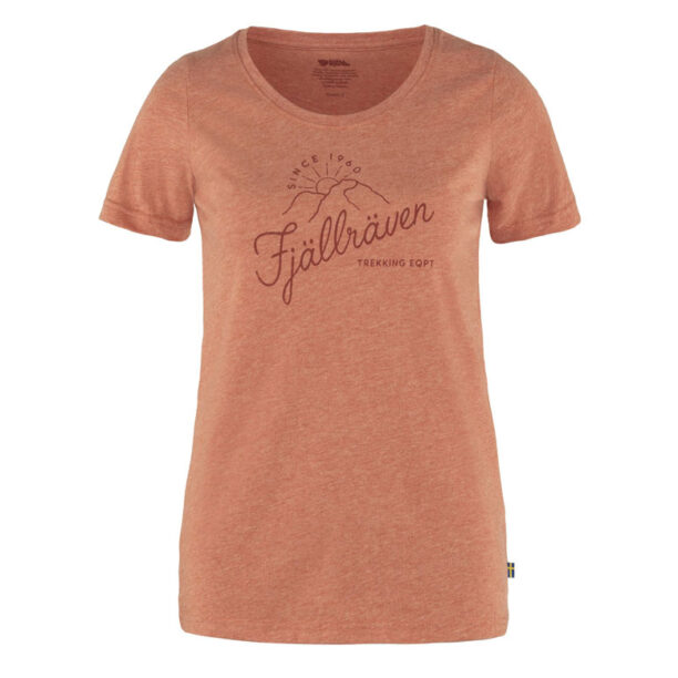 Fjällräven Sunrise T-Shirt W Rowan Red-Melange