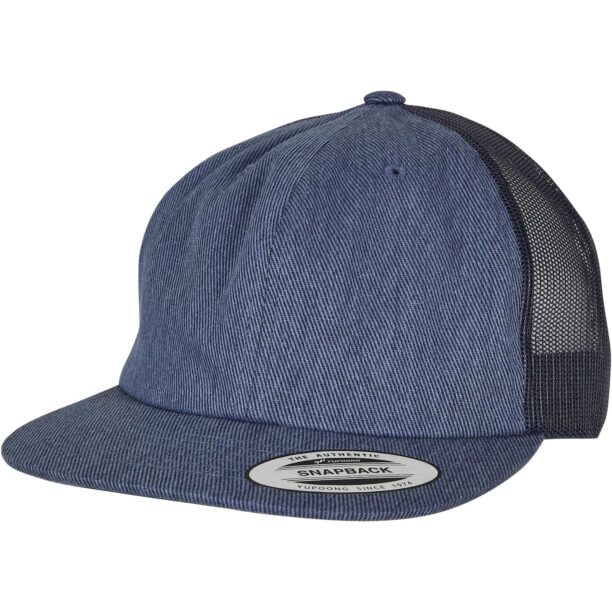 Flexfit Șapcă 'Denim Trucker'  albastru denim / alb