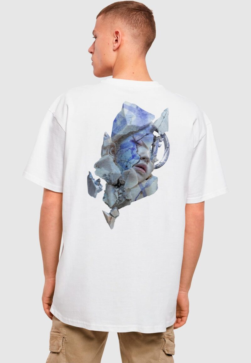 Preţ Forgotten Faces Tricou 'Broken Marble'  albastru / negru / alb