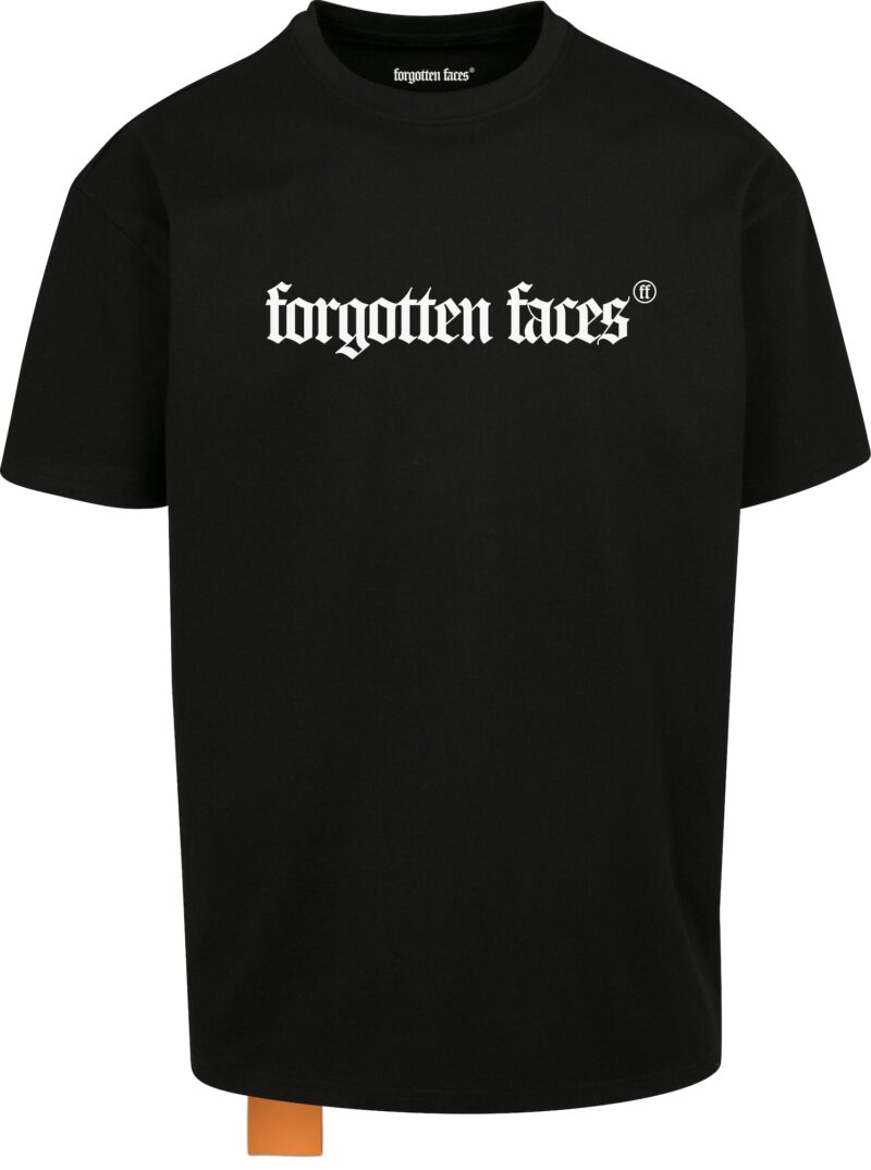 Forgotten Faces Tricou  ocru / negru / alb