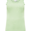 Fransa Curve Top  verde pastel