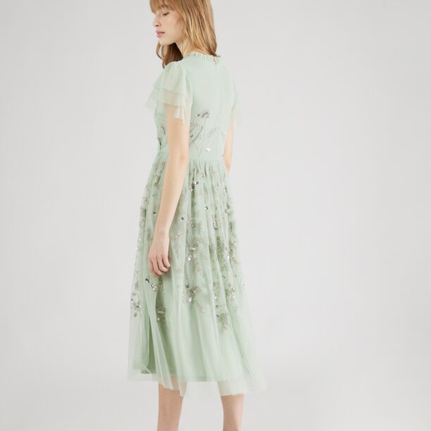 Frock and Frill Rochie  crem / verde pastel / argintiu preţ