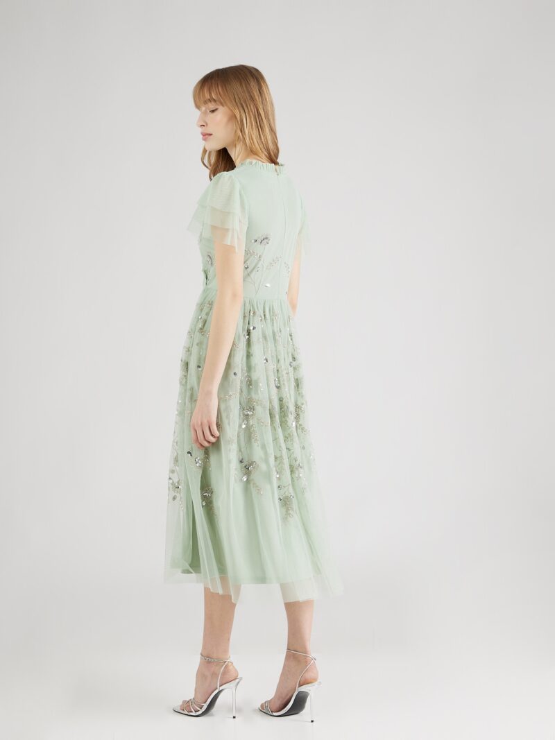 Frock and Frill Rochie  crem / verde pastel / argintiu preţ