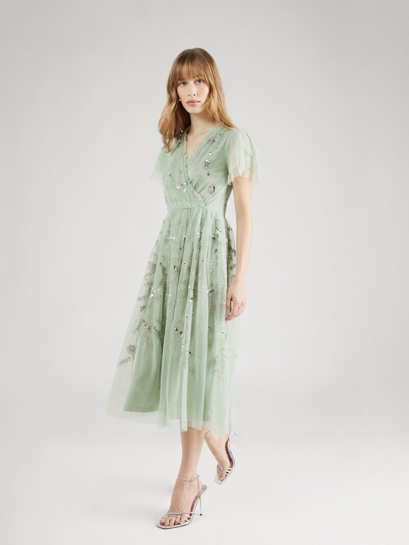 Cumpăra Frock and Frill Rochie  crem / verde pastel / argintiu