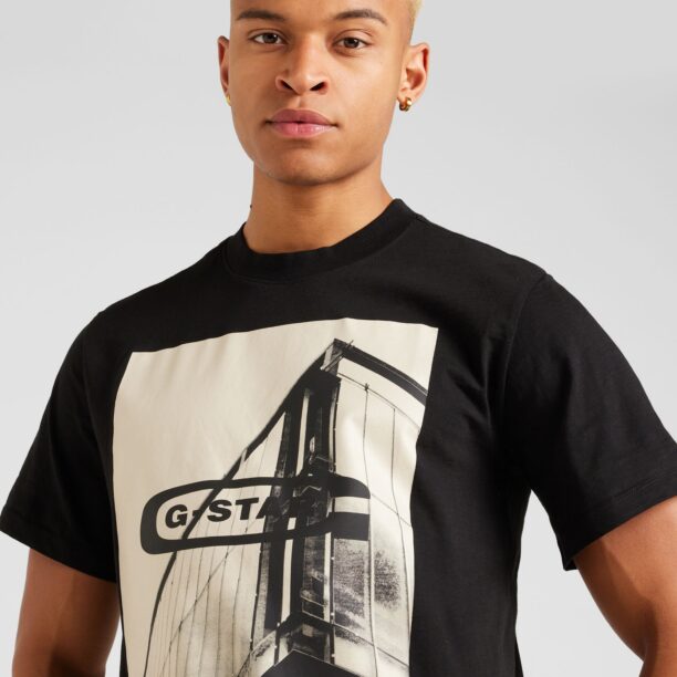 Preţ G-STAR Tricou  ecru / negru