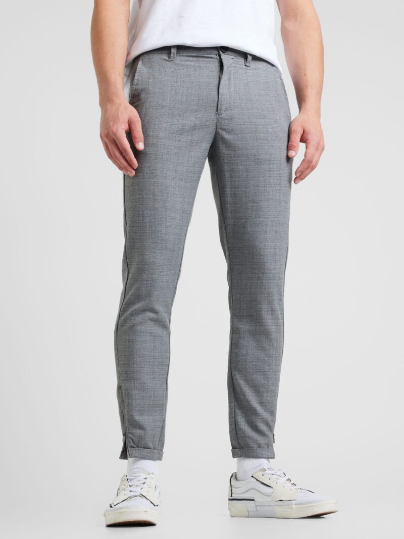 GABBA Pantaloni eleganți  gri / gri metalic