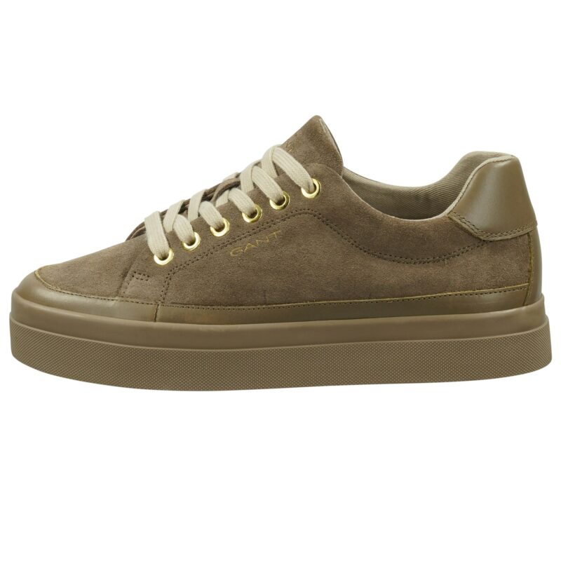 Original GANT Sneaker low 'Avona'  maro deschis / auriu