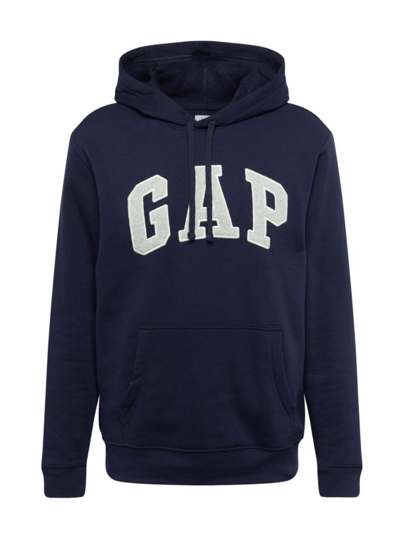 GAP Bluză de molton  bleumarin / gri amestecat / alb