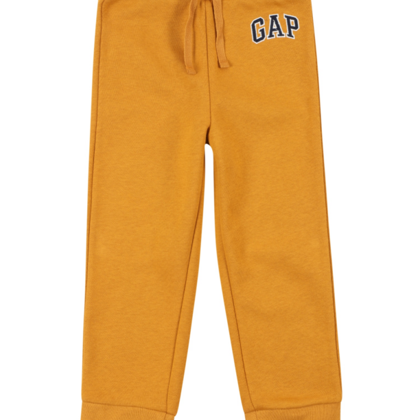 GAP Pantaloni  albastru noapte / galben șofran / alb