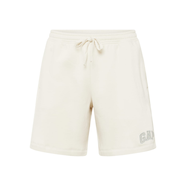 GAP Pantaloni  gri / alb