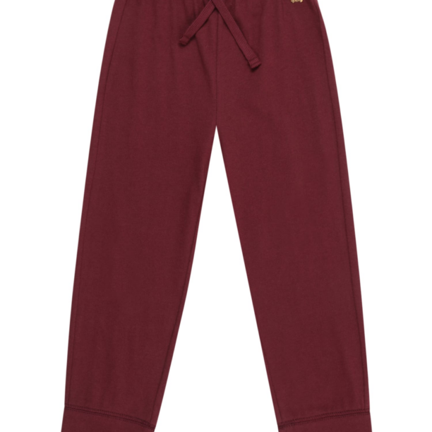 GAP Pantaloni  maro deschis / roșu vin