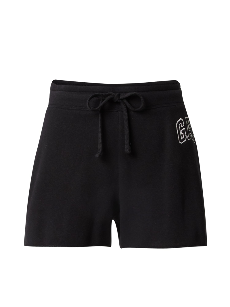 GAP Pantaloni  negru / alb