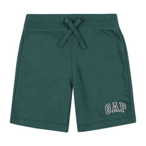 GAP Pantaloni  verde smarald / negru / alb