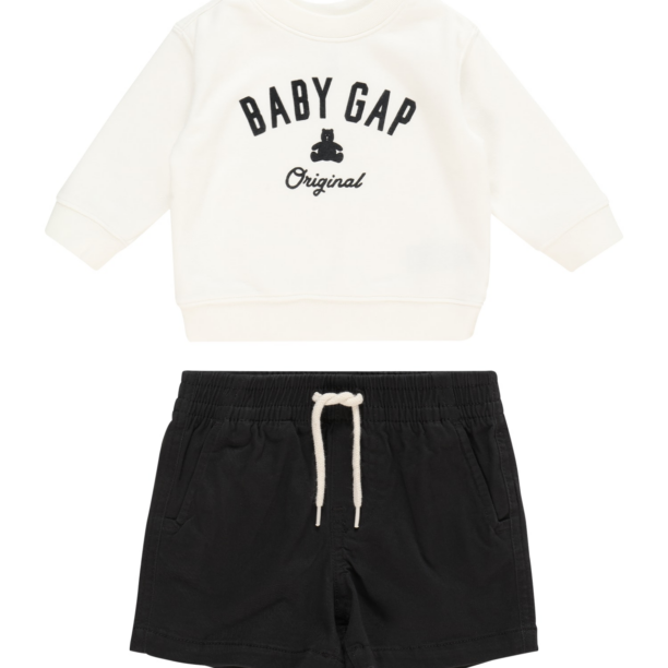 GAP Set  ecru / negru