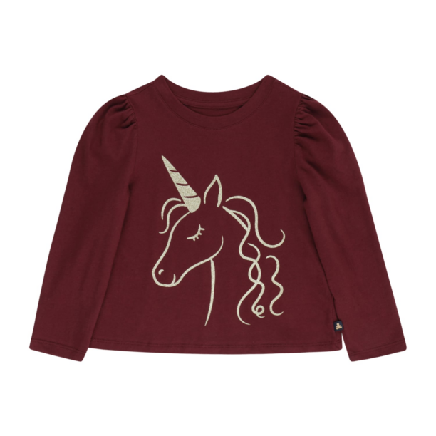 GAP Tricou  auriu / roșu burgundy