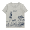 GAP Tricou  bleumarin / gri amestecat