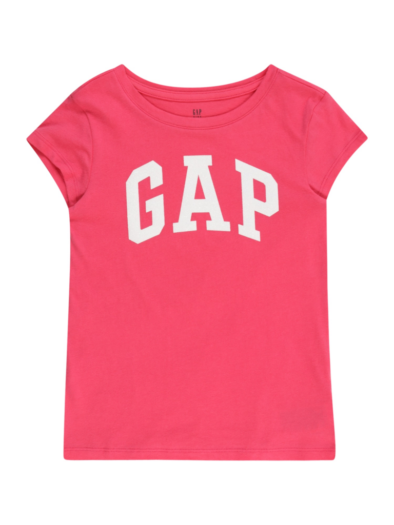 GAP Tricou  roz deschis / alb