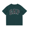 GAP Tricou  verde smarald / negru / alb