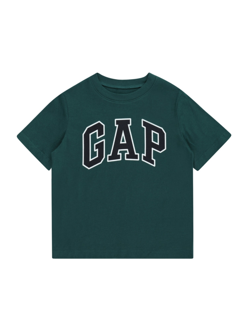 GAP Tricou  verde smarald / negru / alb