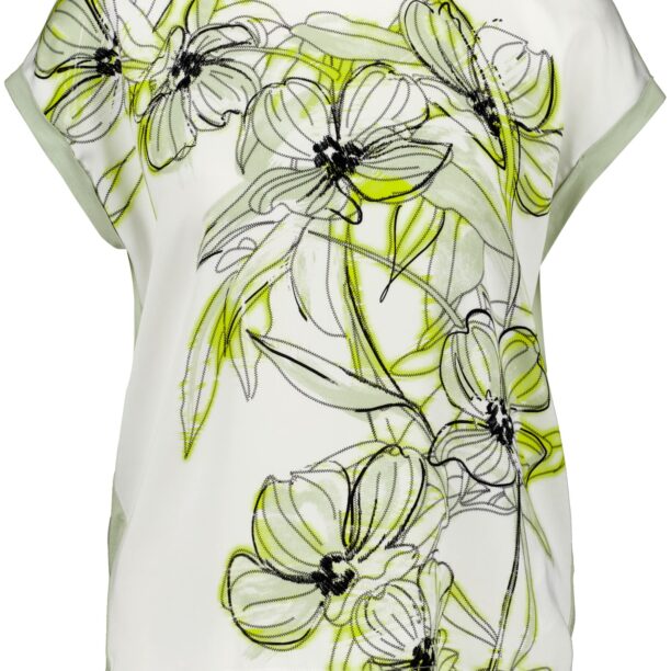 GERRY WEBER Tricou  verde limetă / verde pastel / verde deschis / negru